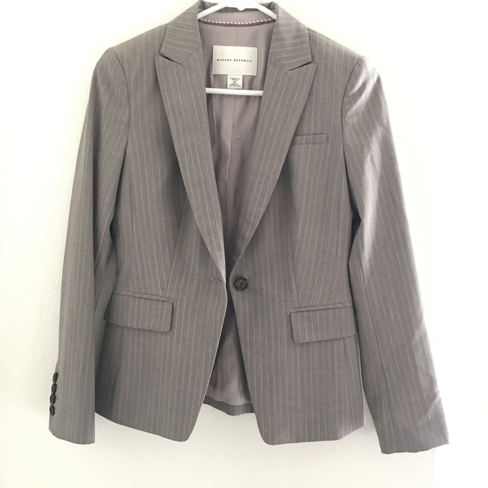 NWOT Banana Republic striped blazer